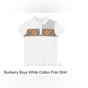 Used Burberry Polo Shirt